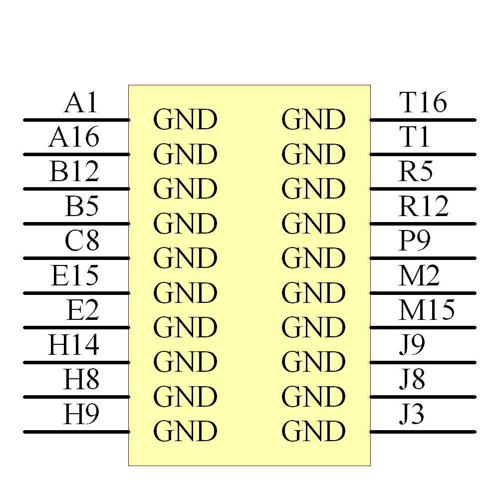 LFE2-12E-6FN256I Symbol - Lattice Semiconductor