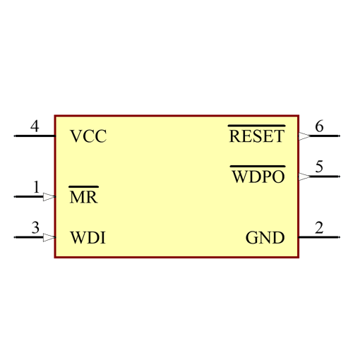 MAX6323CUT46+T Symbol - Analog Devices