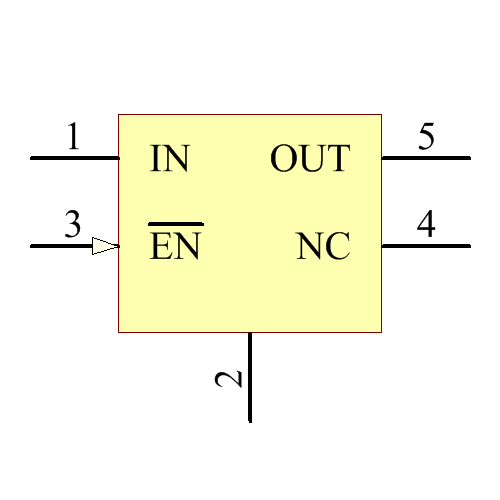 TPS76925DBVRG4 Symbol - Texas Instruments