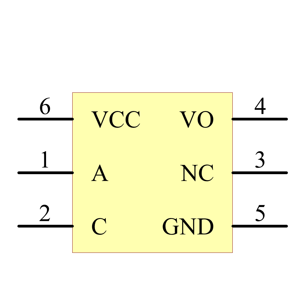 PC900V0NIPXF Symbol - Sharp