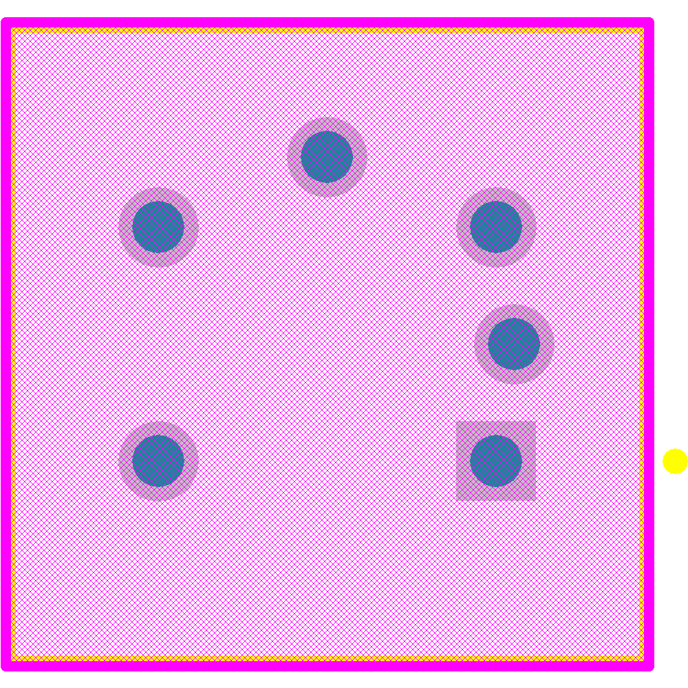 B3W-9010-B1B Footprint - Omron