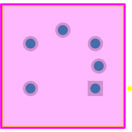 B3W-9010-B1B Footprint - Omron