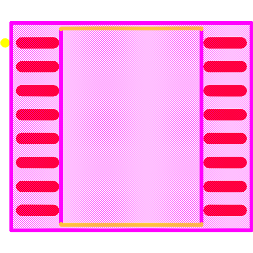 5962-9453001VXC Footprint - Texas Instruments