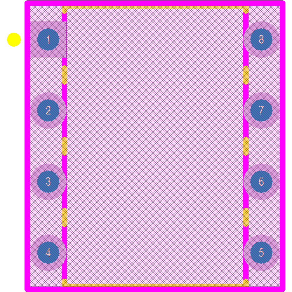LAA108 Footprint - IXYS