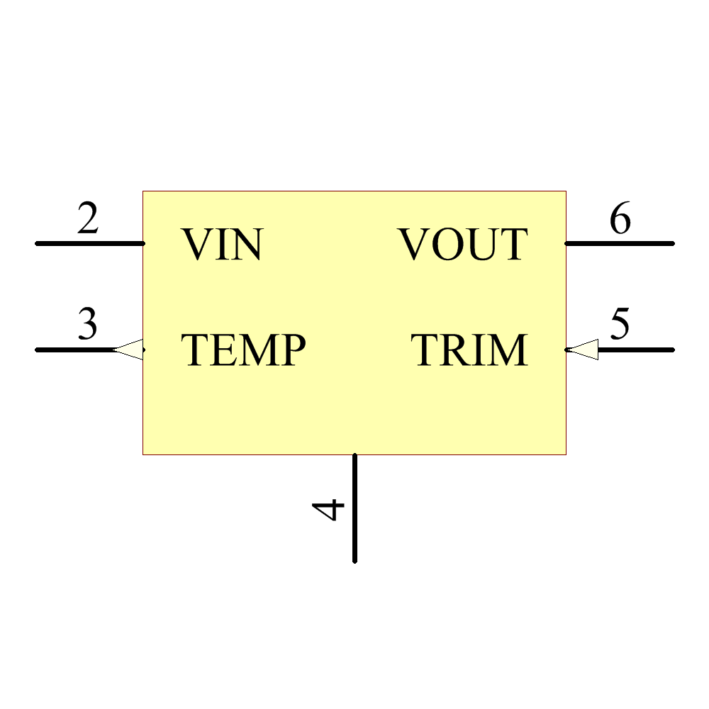REF02CPZ Symbol - Analog Devices