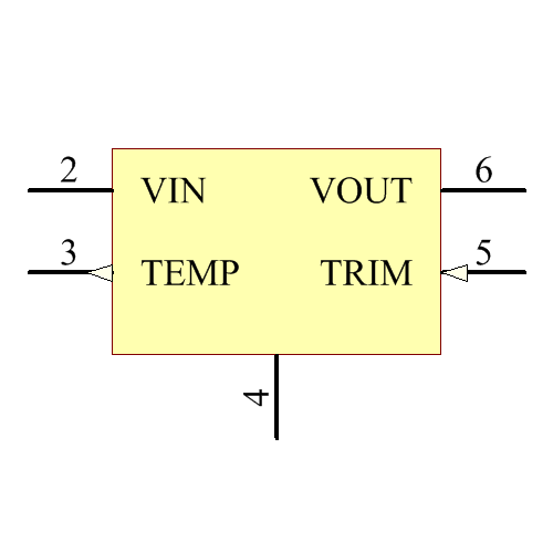 REF02CPZ Symbol - Analog Devices