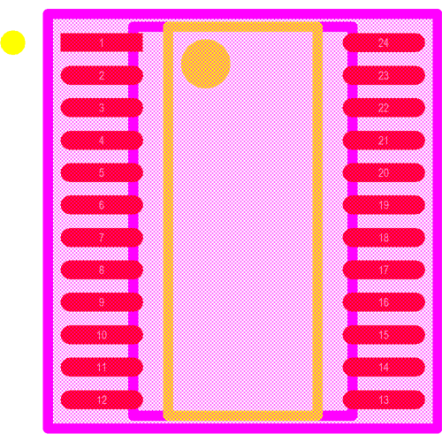 PCA9555PW,118 Footprint - NXP Semiconductors