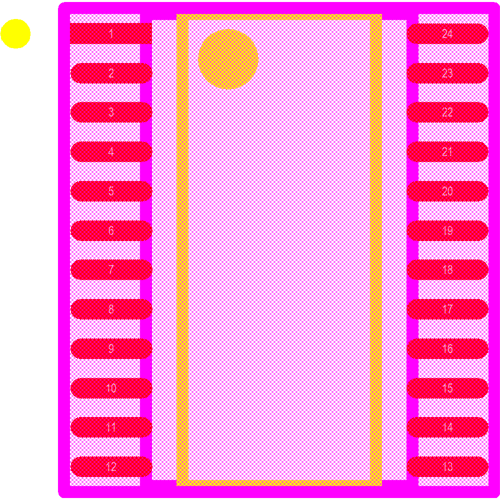 PCA9555PW,118 Footprint - NXP Semiconductors
