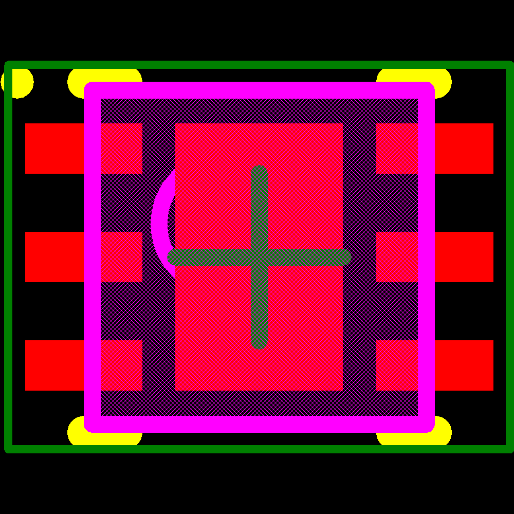 TPS61165DRVT Footprint - Texas Instruments
