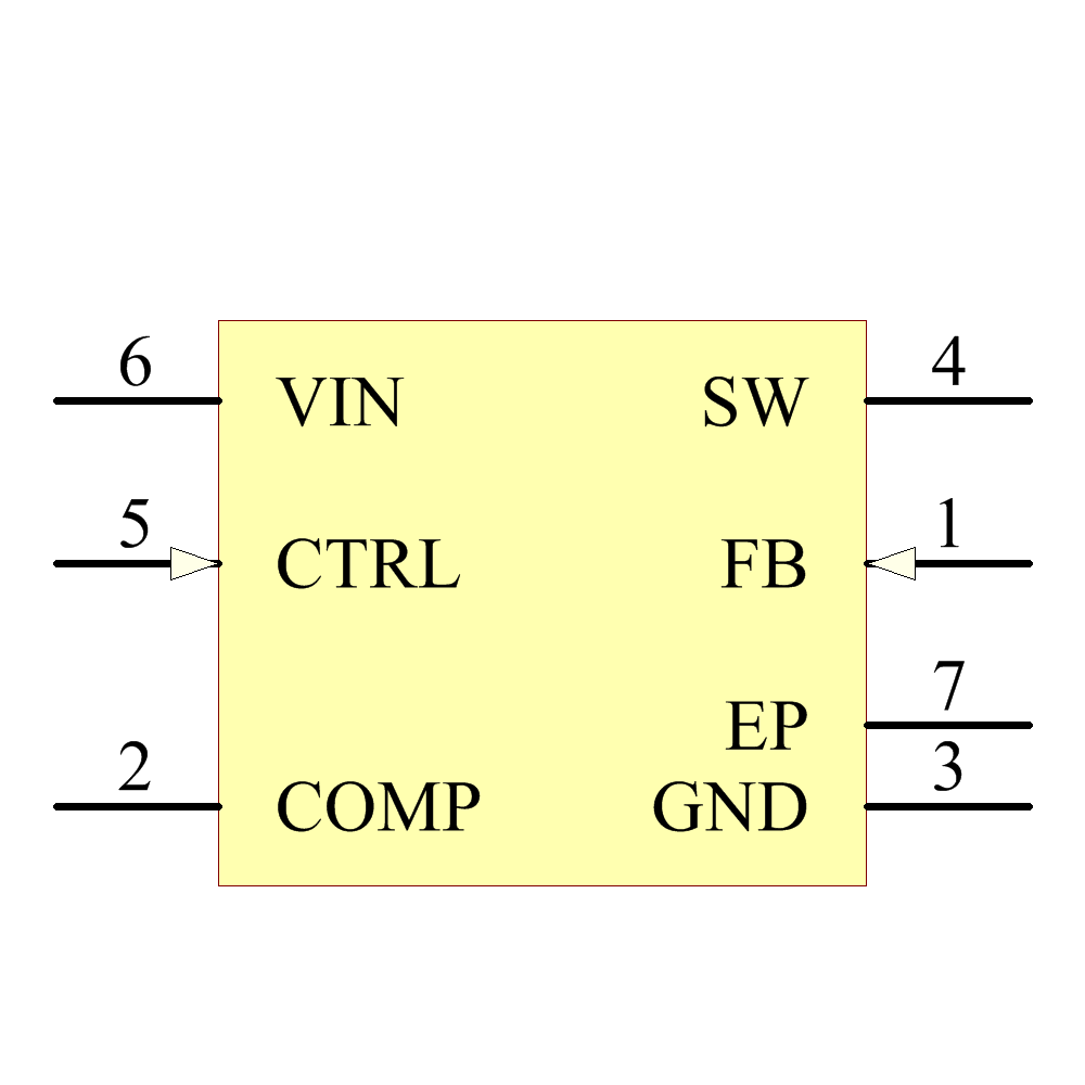 TPS61165DRVT Symbol - Texas Instruments