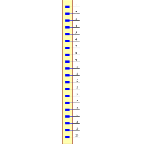 M52-040023V2045 Symbol - Harwin