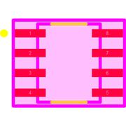 MAX487CSA+ Footprint - Analog Devices
