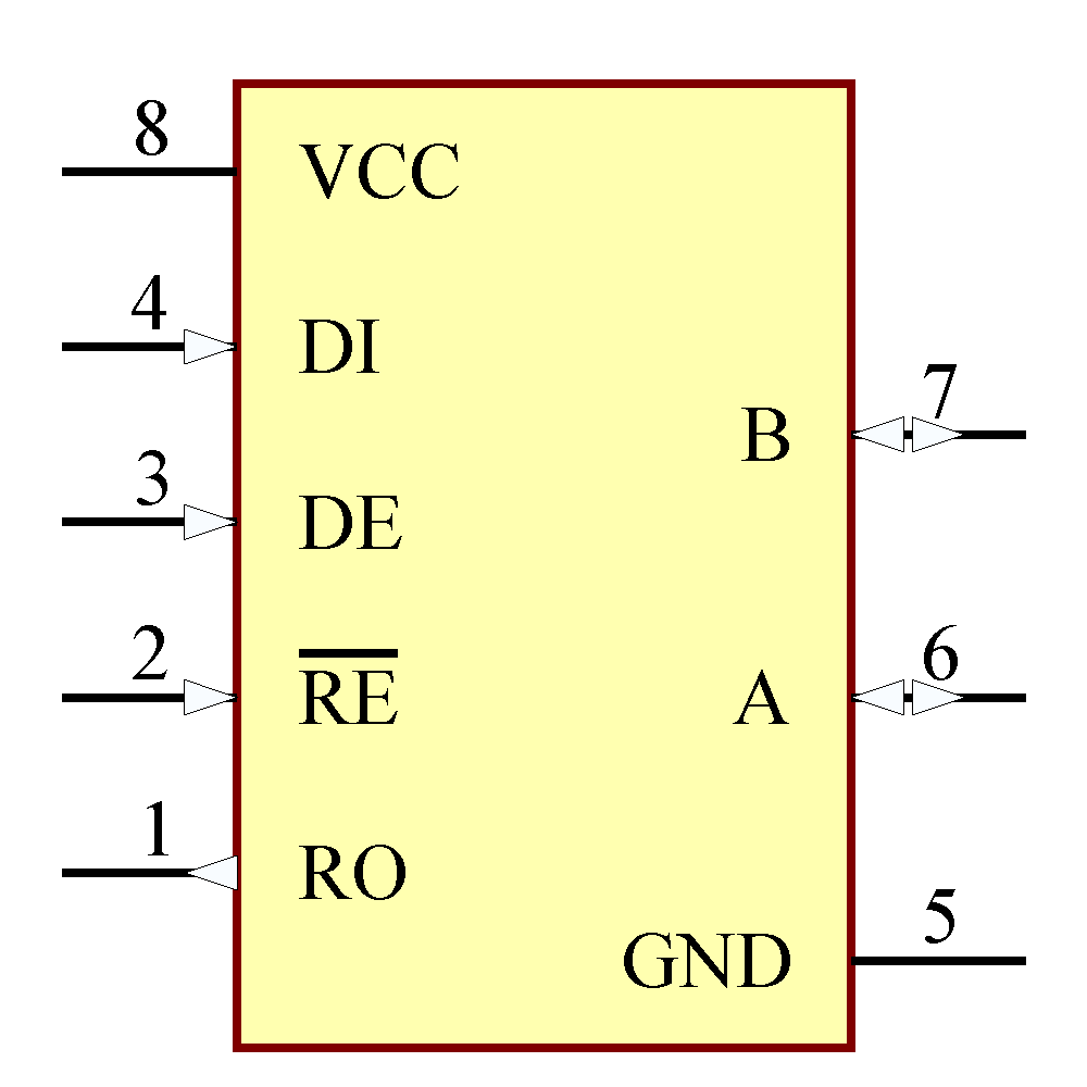 MAX487CSA+ Symbol - Analog Devices