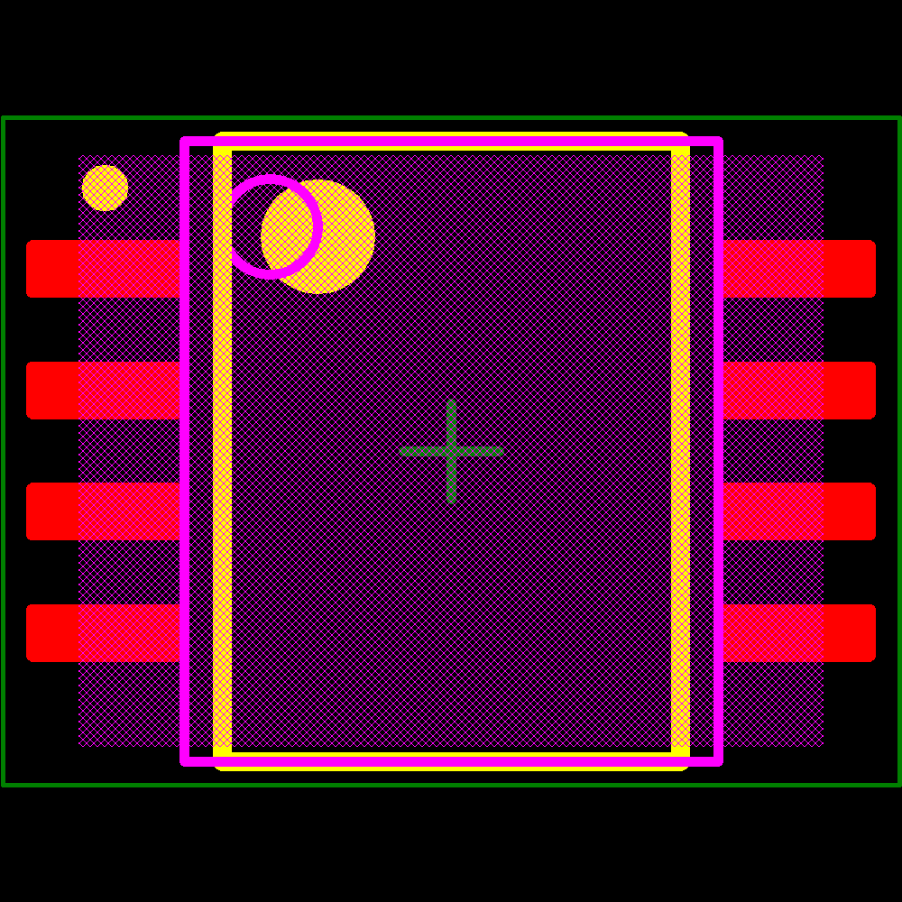 CD40107BPSR Footprint - Texas Instruments