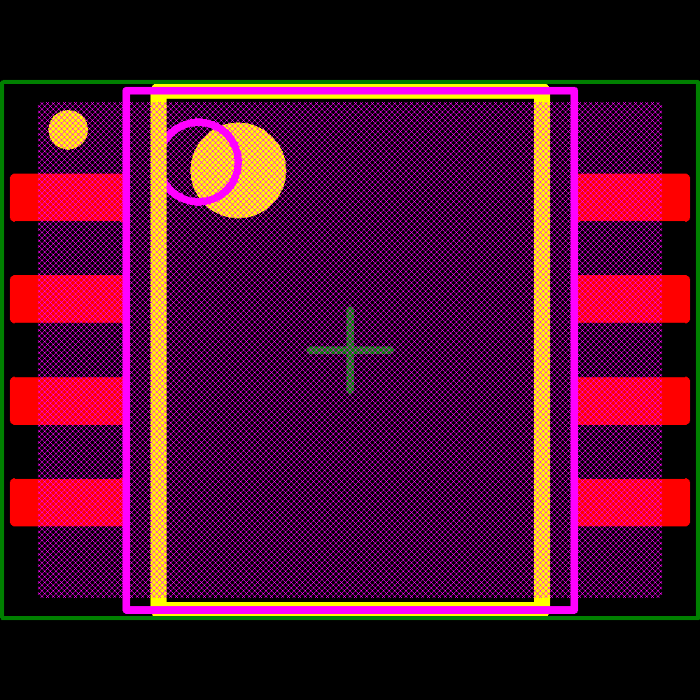 CD40107BPSR Footprint - Texas Instruments