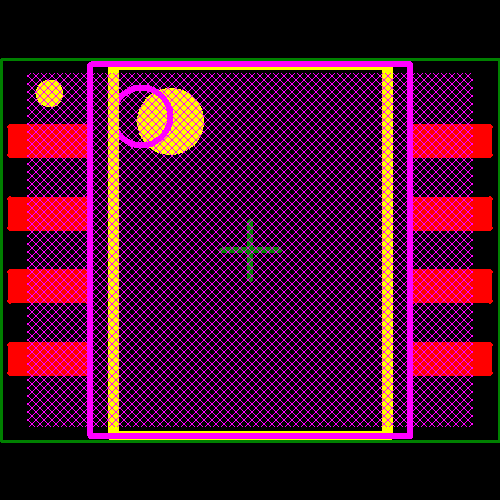 CD40107BPSR Footprint - Texas Instruments