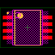 CD40107BPSR Footprint - Texas Instruments