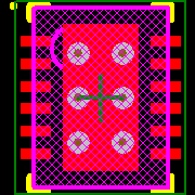 LT4356IDE-1#TRPBF Footprint - Analog Devices