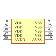 PIC18LF6620T-I/PT Symbol - Microchip
