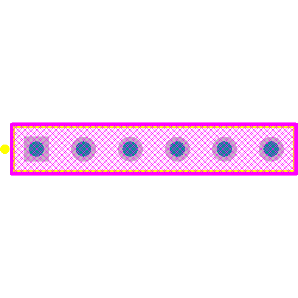 4606X-101-103LF Footprint - Bourns