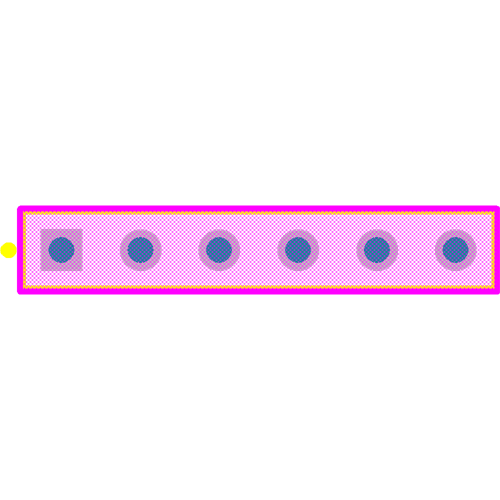4606X-101-103LF Footprint - Bourns