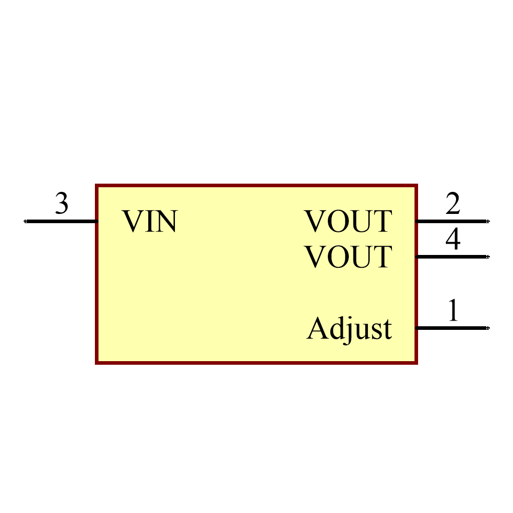 AMS1117 Symbol - Advanced Monolithic Systems