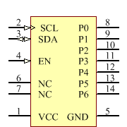 TCA6507PW Symbol - Texas Instruments