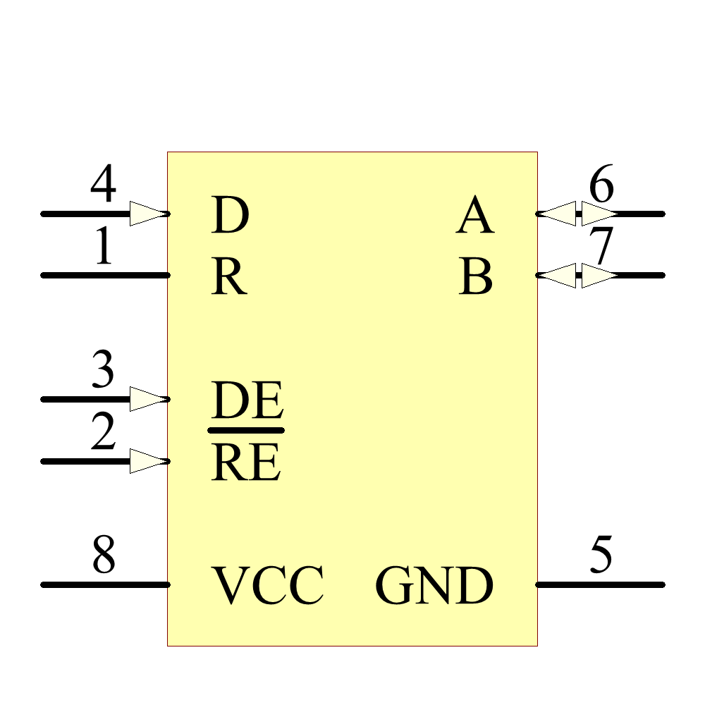 SN75176BPE4 Symbol - Texas Instruments