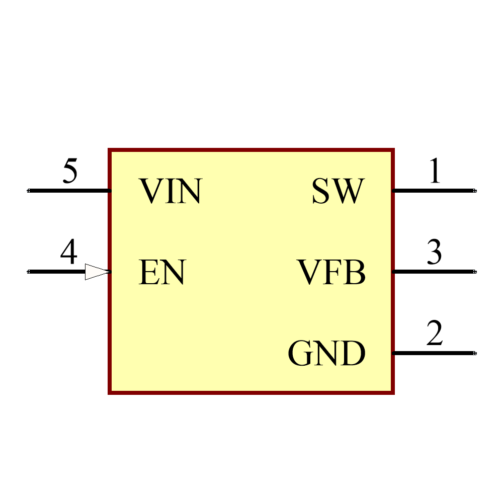 MCP1662T-E/OT Symbol - Microchip