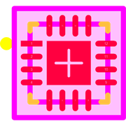 HMC631LP3ETR Footprint - Analog Devices