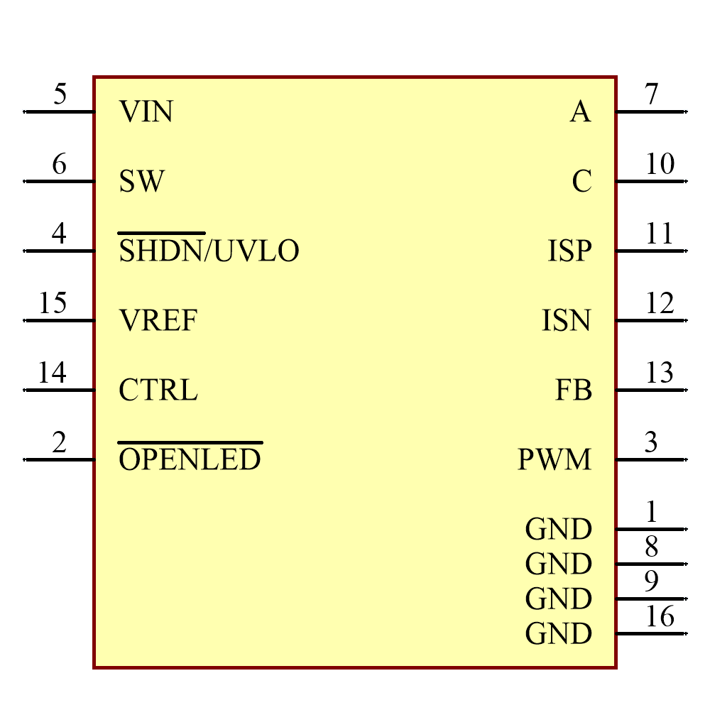 LT3519EMS-2#TRPBF Symbol - Analog Devices