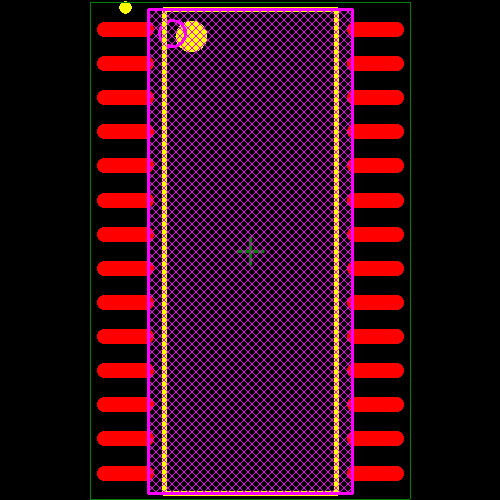 Z8F1233SJ020EG Footprint - Zilog