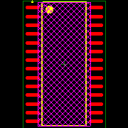Z8F1233SJ020EG Footprint - Zilog