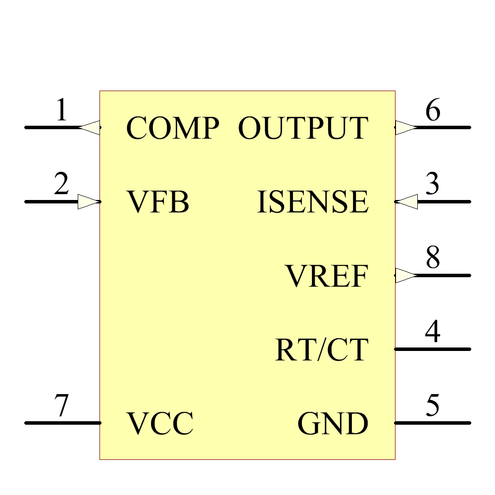 UC3844AN Symbol - Texas Instruments
