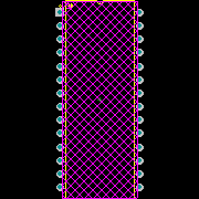 Z8F1232PJ020SG Footprint - Zilog