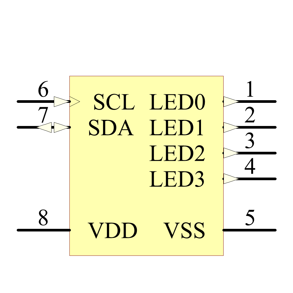 PCA9633DP1,118 Symbol - NXP Semiconductors