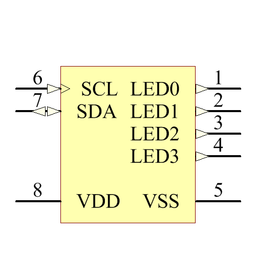 PCA9633DP1,118 Symbol - NXP Semiconductors