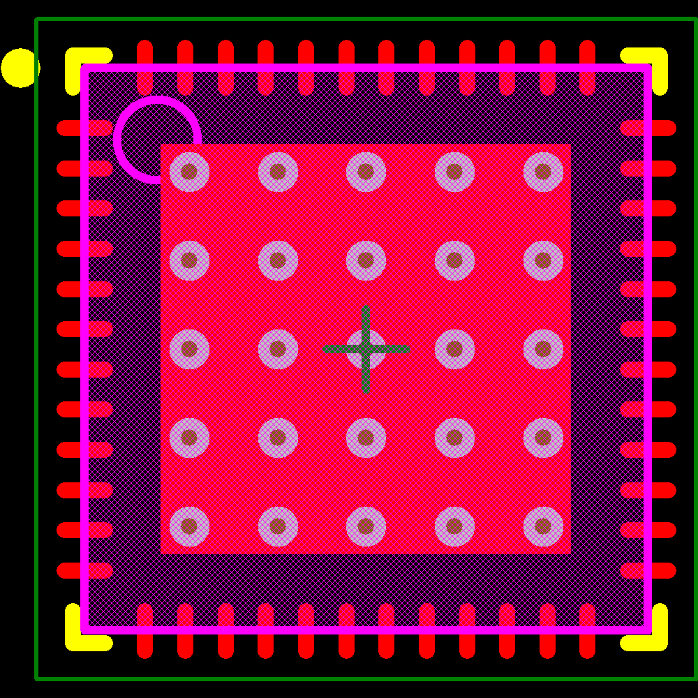 ADG726BCPZ-REEL Footprint - Analog Devices