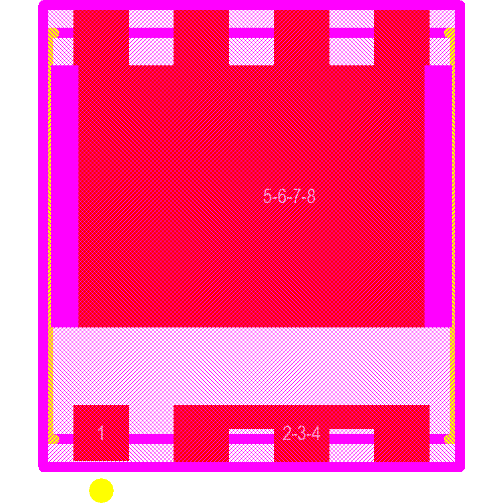 FDMT80040DC Footprint - onsemi