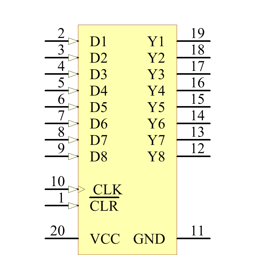 TLC59213AIN Symbol - Texas Instruments
