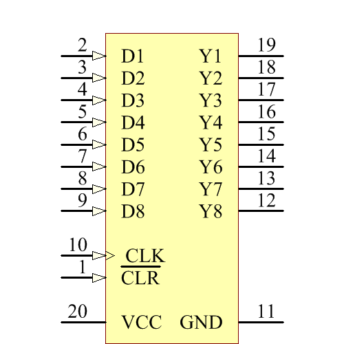 TLC59213AIN Symbol - Texas Instruments