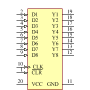 TLC59213AIN Symbol - Texas Instruments