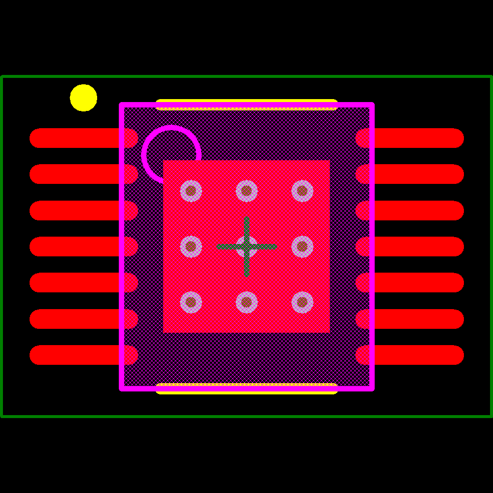 LM3406MHX/NOPB Footprint - Texas Instruments