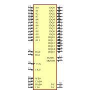 MT48LC8M16A2P-6A Symbol - Micron