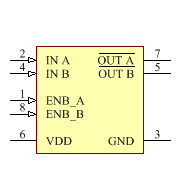 MCP14E6-E/P Symbol - Microchip