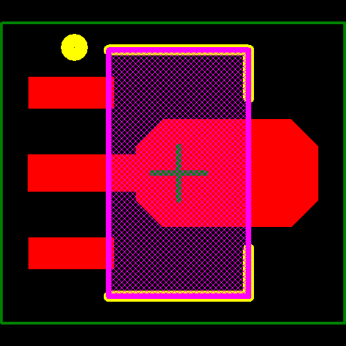 MCP1701AT-2502I/MB Footprint - Microchip