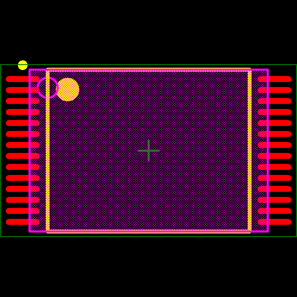 IS61LV256AL-10TLI-TR Footprint - ISSI