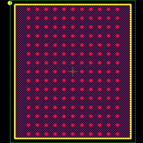 IS61DDP2B21M18A-450B4LI Footprint - ISSI