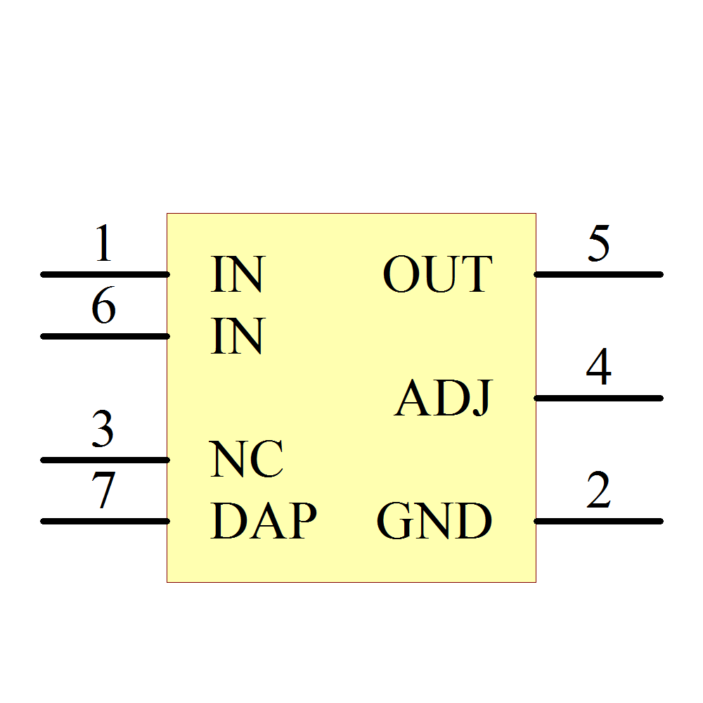 LP38691QSD-ADJ/NOPB Symbol - Texas Instruments