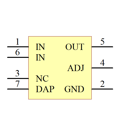 LP38691QSD-ADJ/NOPB Symbol - Texas Instruments